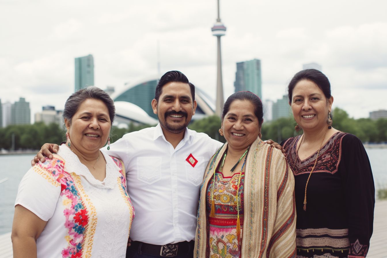Latinos in Newcomer Day in Toronto